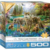 Eurographics Wolf Lake Fantasy 500 Piece Jigsaw