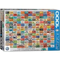 Eurographics Volkswagon Groovy Bus 1000 Piece Jigsaw