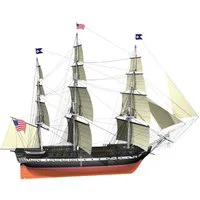 Billing Boats 1/100 Scale USS Constitution Wooden Model Kit