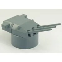 Aeronaut 1/200 Scale Triple Mount Turret Gun 280mm High Base