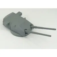 Aeronaut 1/200 Scale Gun Double Mount Turret 280mm Low Base 132mm