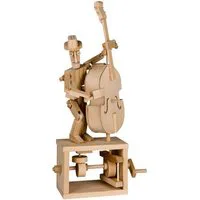 Timberkits Double Bass Player Automaton Model Kit