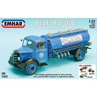 Emhar 1/24 Scale Bedford OLB LWB O Series 5-ton Tanker Model Kit