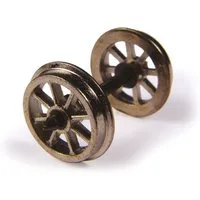 Branchline  Metal Spoked Wagon Wheels (x10) 36-014 OO Gauge