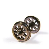 Branchline  Metal Split Spoked Wagon Wheels (x10) 36-028 OO Gauge