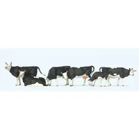 Black/White Cows (6) OO Gauge