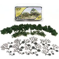 Medium Green Realistic Trees Kit Pack of 21