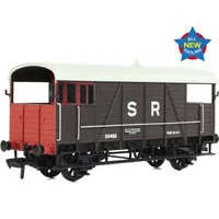 Branchline SE&CR 25T 'Dance Hall' Brake Van SR Brown OO Gauge