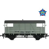 Branchline SE&CR 25T 'Dance Hall' Brake Van BR Grey (Early) OO Gauge