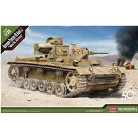 Academy 1/35 Scale German Panzer III Ausf J "North Africa" Model Kit