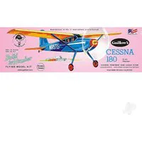 Guillows 1/22 Scale Cessna 180 Build By Numbers Balsa Model Kit