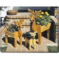 Deer Planter Trio Plans