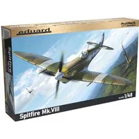 Eduard 1/48 Scale Supermarine Spitfire Mk.VIII ProfiPack Model Kit