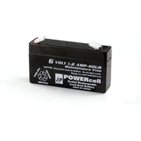 6V-1.2 Ah Powercell Gel Battery