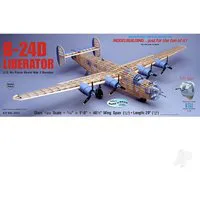 Guillows 1/28 Scale B-24D Liberator Large Scale Balsa Model Kit