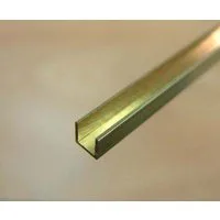 Albion Alloys Brass U Channel 305mm Length