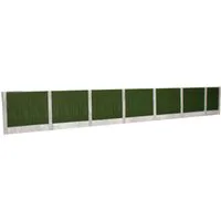 ATD Models Green Timber Fencing with Concrete Posts Card Kit OO Gauge