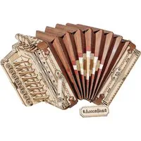 Rolife Accordion Wooden Model Kit