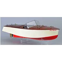 Slec Sea Breeze Motor Launch with Fittings Model Kit