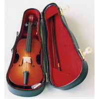 Double Bass in Black Case for 12th Scale Dolls House