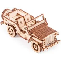 Wood Trick Jeep Wooden Model Kit