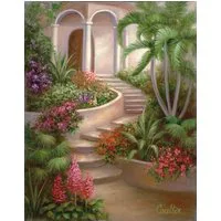 Paint Your Own Masterpiece Spanish Garden