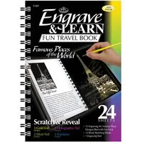 Engrave and Learn Fabulous Places Book