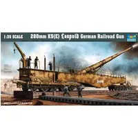 Trumpeter 1/35 Scale 280mm K5 (E) Leopold German Railroad Gun Model Kit