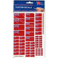 GB Red Ensign Vinyl Flags Multipack