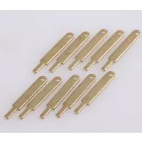 Flat Railing Stanchions 1 Hole 15mm 10pcs