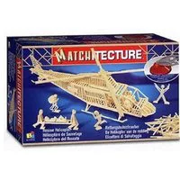 Matchitecture Rescue Helicopter Matchstick Kit