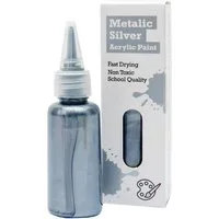 Timberkits Silver Metallic Paint 30ml