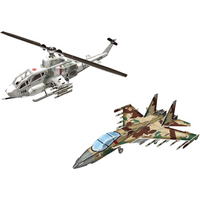 CubicFun P628H A1Huey and Cobra Fighter Jet 3D Puzzle