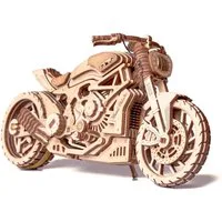 Wood Trick Motorcycle Wooden Model Kit