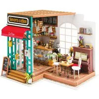 Rolife Simon's Coffee DIY Miniature Dollhouse Kit