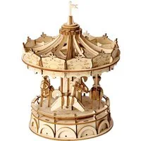 Rolife Merry-Go-Round Wooden Model Kit