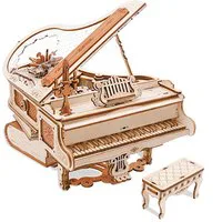 ROKR Magic Piano Music Box Wooden Model Kit