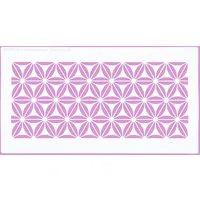 Cassie Brown Geometric Flowers 2 Part Stencil