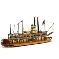 Artesania Latina 1/80 Scale King of the Mississippi Paddle Steamer Model Kit