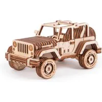 Wood Trick Safari Car Wooden Model Kit