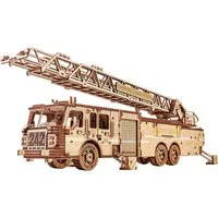 Wood Trick Rescue Fire Truck Wooden Model Kit