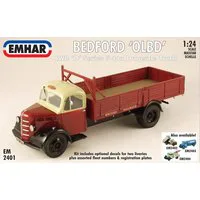 Emhar 1/24 Scale Bedford OLBD LWB 'O' Series 5-ton Dropside Truck Model Kit