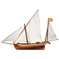 OcCre 1/70 Scale Felucca San Juan Sail Boat Model Kit