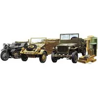 Academy 1/72 Scale WWII Ground Vehicle Set Model Kit