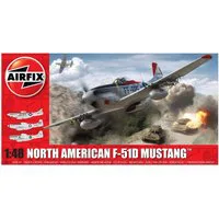 Airfix 1/48 Scale North American F51D Mustang Model Kit