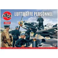 Airfix 1/76 Scale Luftwaffe Personnel Model Kit