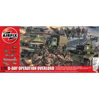 Airfix 1/76 Scale D-Day 75th Anniversary Operation Overlord Gift Set Model Kit