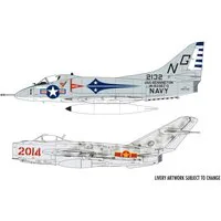 Airfix 1/72 Scale Mig 17 & Douglas Skyhawk Dogfight Double Gift Set Model Kit