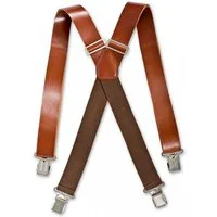 Brimarc Dark Brown Heavy Duty Leather Braces