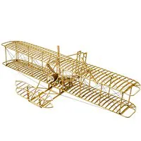 DW 1/18 Scale Wright Flyer Wooden Model Kit